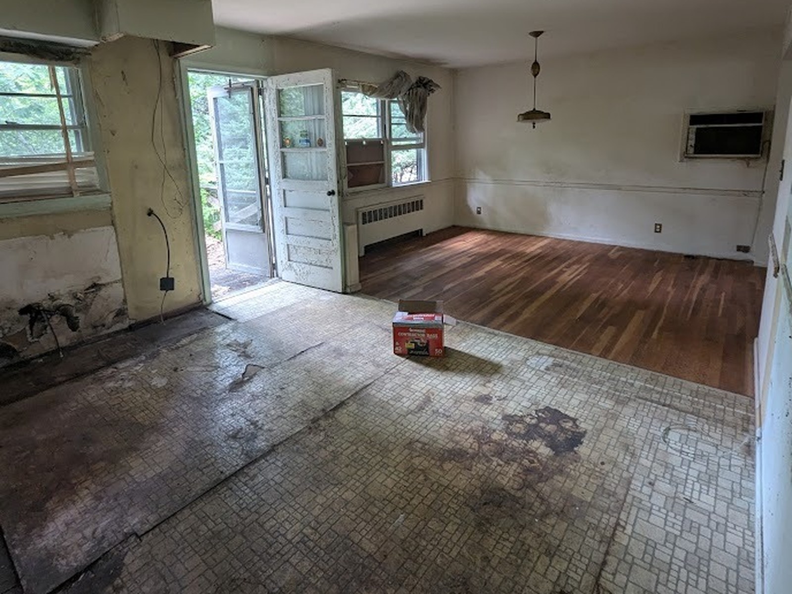 Kitchen room after cleanout