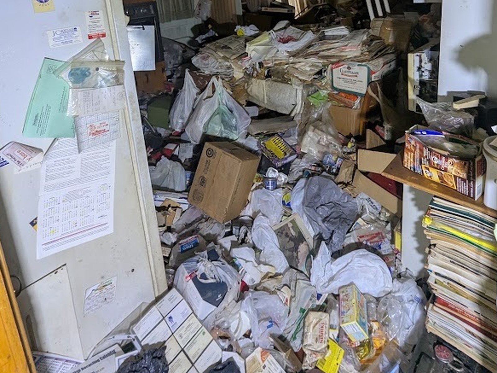 Kitchen room before cleanout