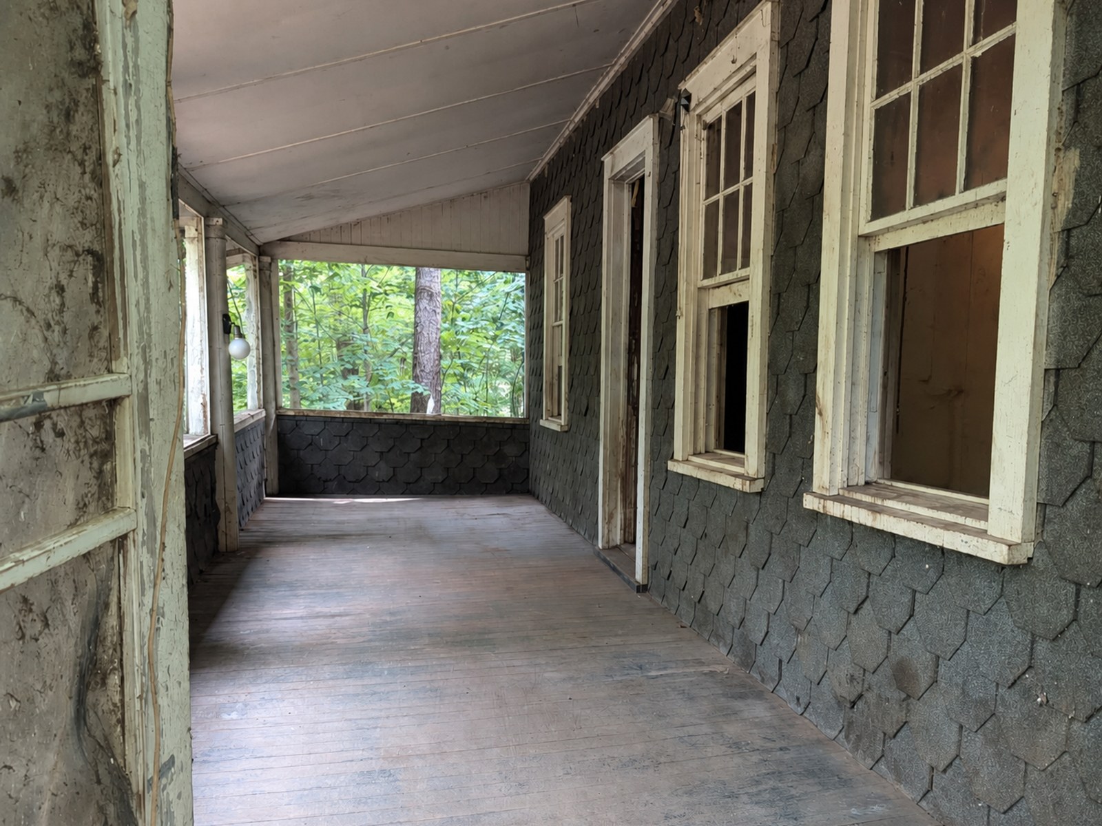 Porch after cleanout