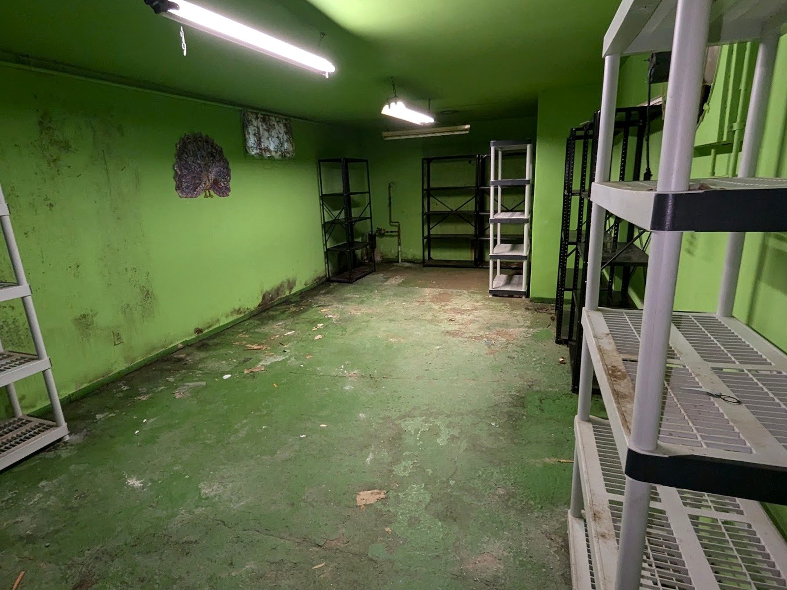 Storage room after cleanout