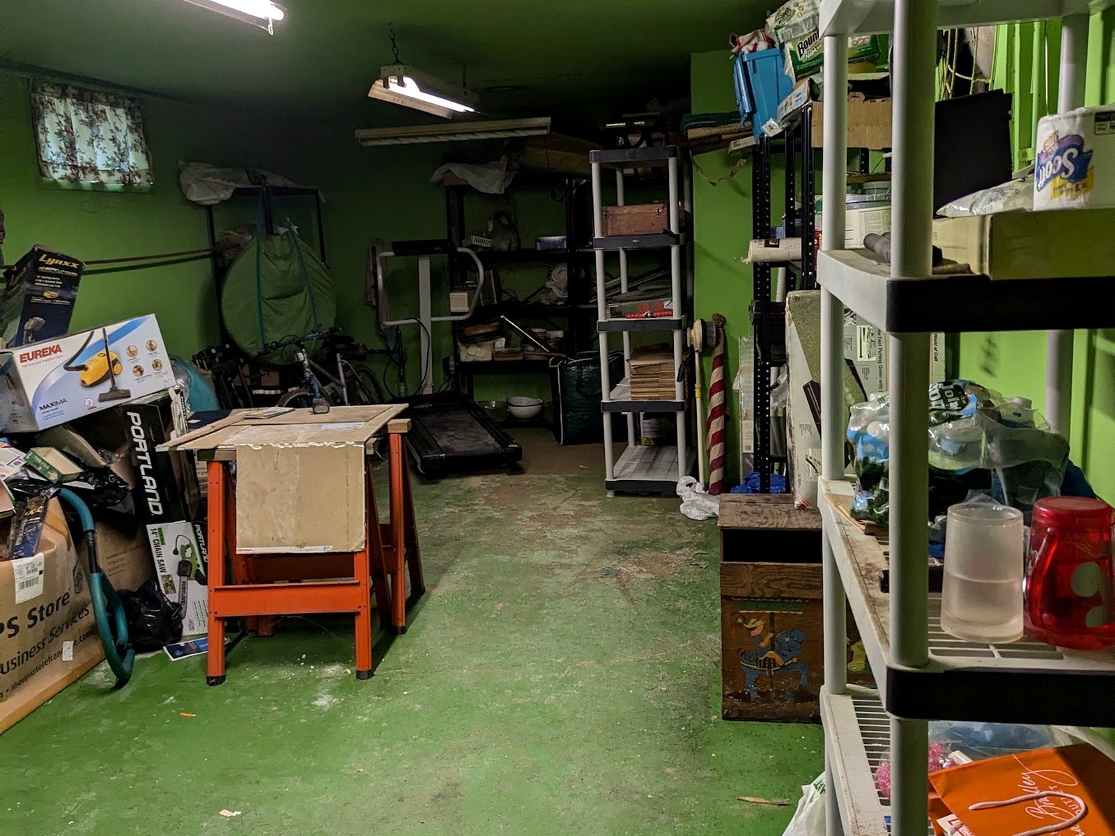 Storage room before cleanout