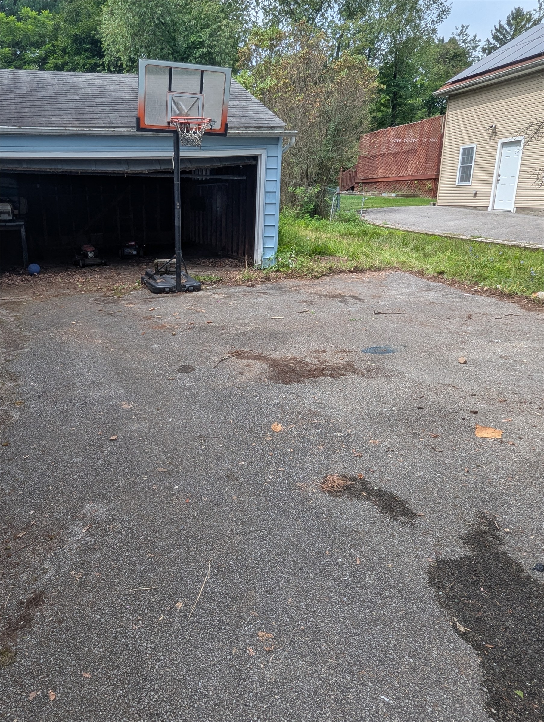 Garage after cleanout