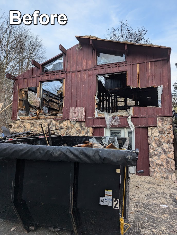 Structure before demolition and removal