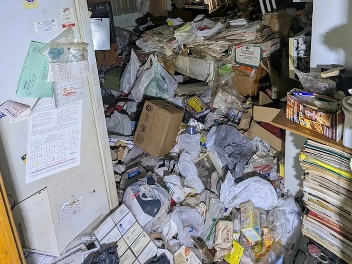 Kitchen room before cleanout