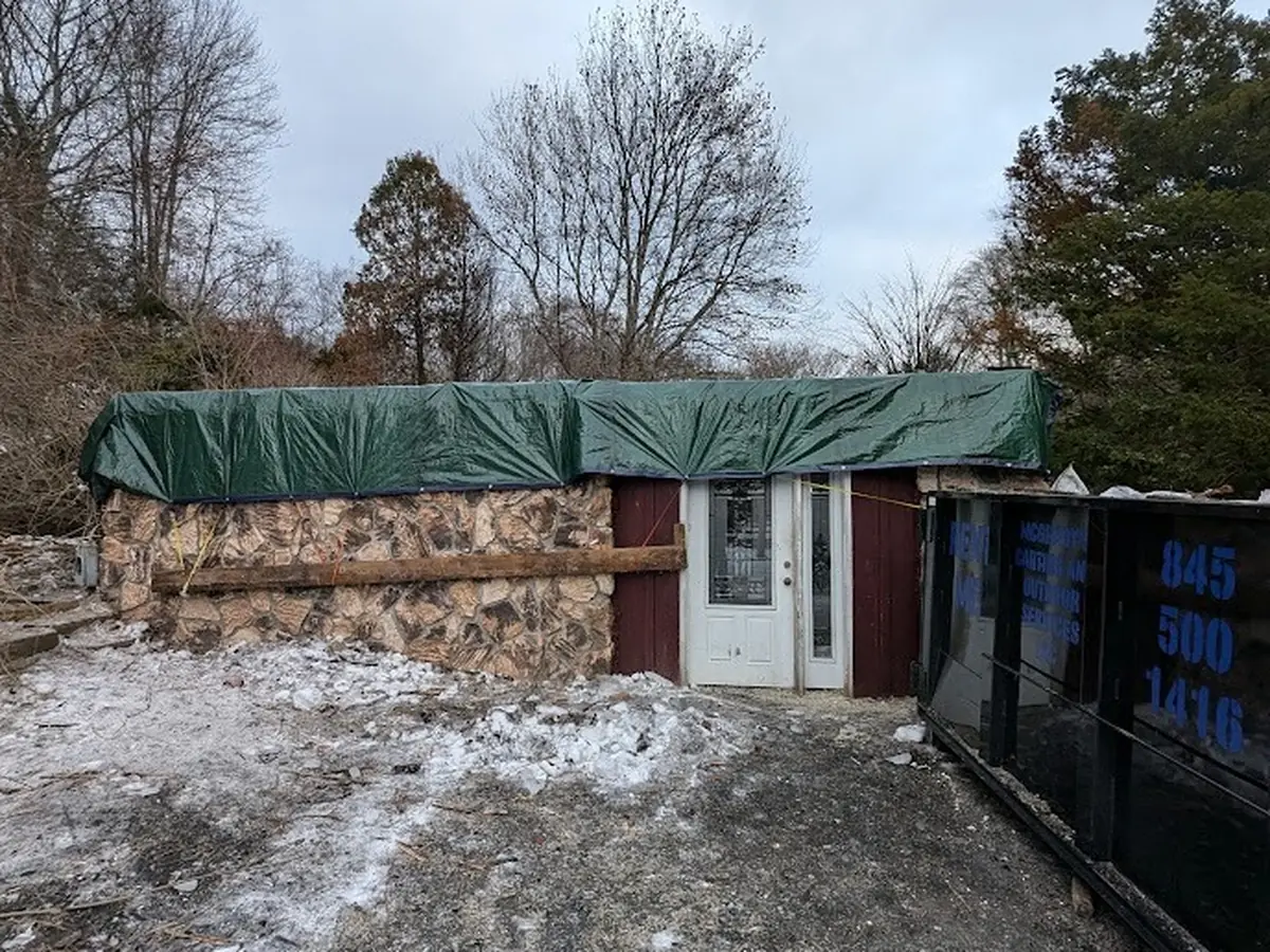 Structure after demolition and removal