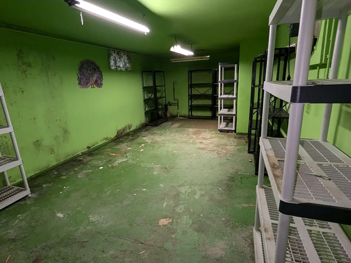 Storage room after cleanout